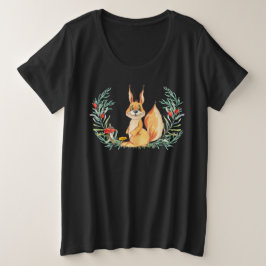 Eichhörnchen Große Größe T-Shirt