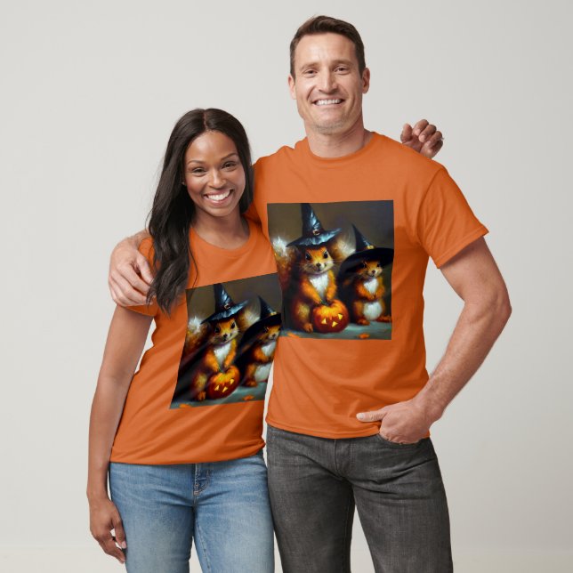Eichhörnchen Halloween T-Shirt (Unisex)
