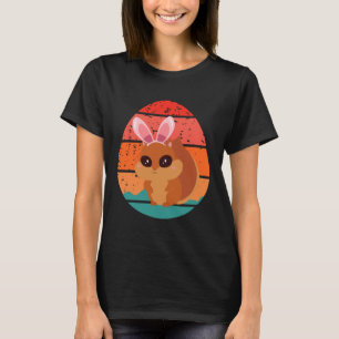 Eichhörnchen Happy Ostereier Retro Männer Frauen K T-Shirt