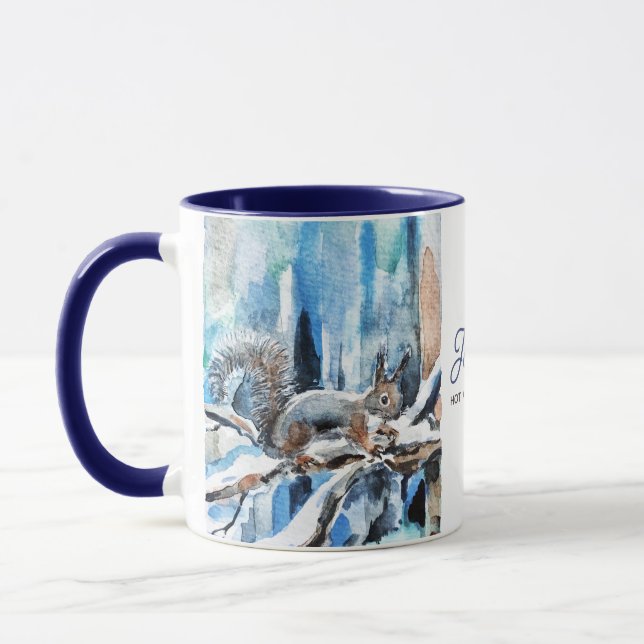 Eichhörnchen Heißgetränk Tasse (Links)