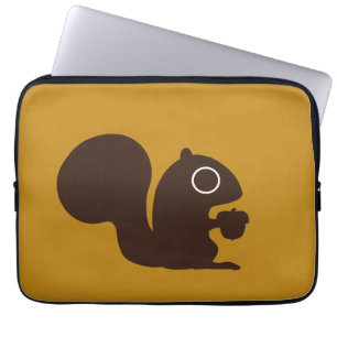 Eichhörnchen - Hintergrundfarbe ist anpassbar Laptopschutzhülle