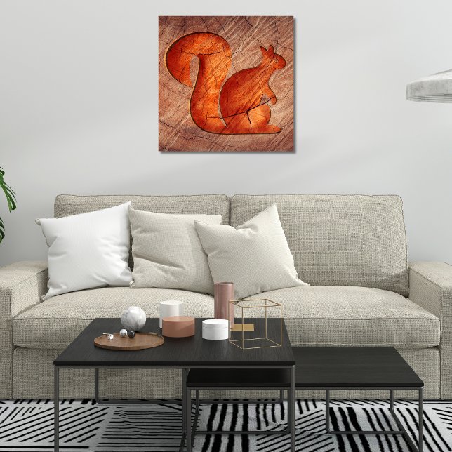 Eichhörnchen — Holz Fotodruck (Von Creator hochgeladen)