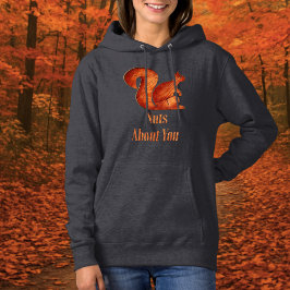 Eichhörnchen - Holz - Nüsse von Ihnen Hoodie