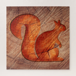 Eichhörnchen — Holz Puzzle