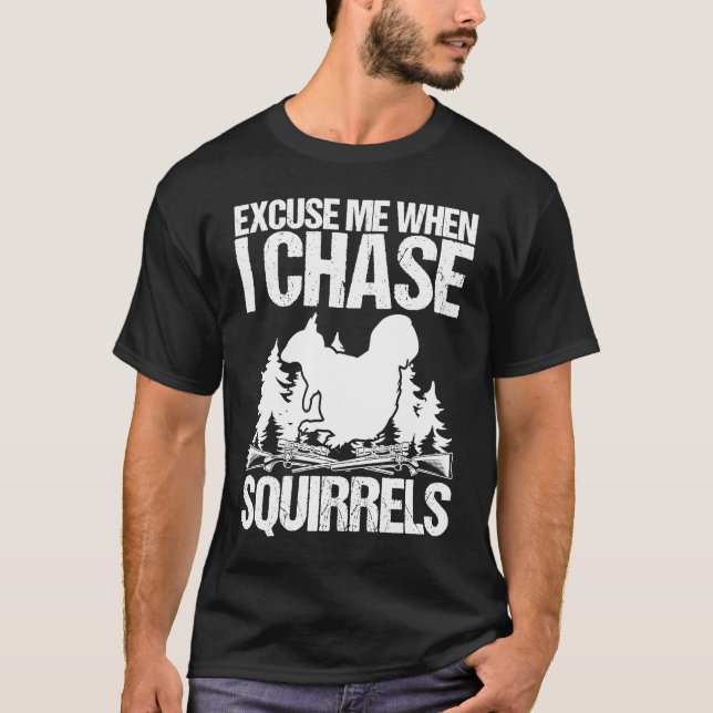 Eichhörnchen Hunter Essentials Eichhörnchenentfern T-Shirt (Vorderseite)