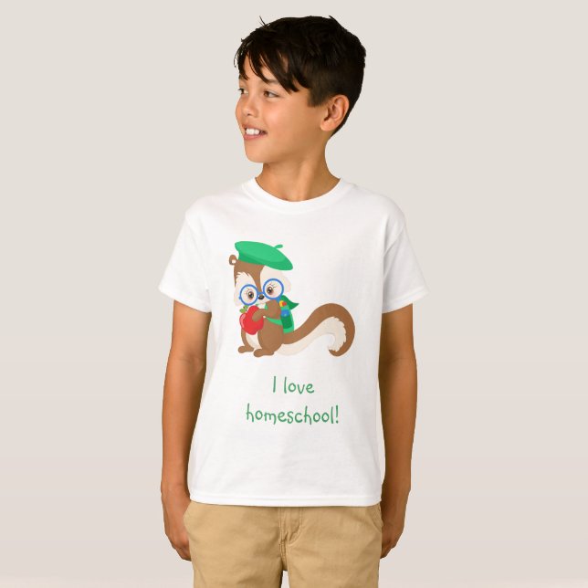 Eichhörnchen I Liebe T-Shirt (Vorne ganz)