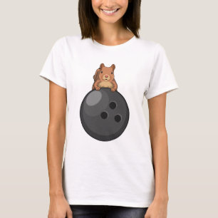 Eichhörnchen im Bowling mit Bowlingball T-Shirt