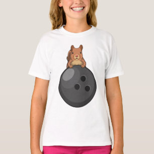 Eichhörnchen im Bowling mit Bowlingball T-Shirt