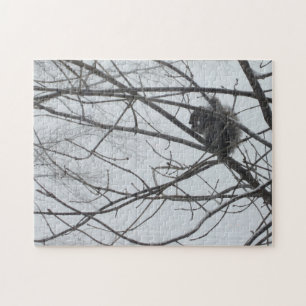 Eichhörnchen im Snow-Puzzle Puzzle