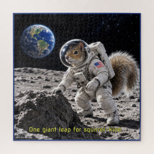 Eichhörnchen im Weltraum Puzzle