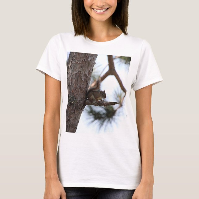 Eichhörnchen in einem Kiefernbaum T-Shirt (Vorderseite)
