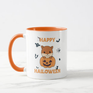 Eichhörnchen in Pumpkin Sweet Animals Happy Hallow Tasse