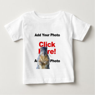 Eichhörnchen individuell anpassbares Baby-T-Shirt  Baby T-shirt