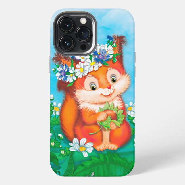 Eichhörnchen iPhone Hülle (Rückseite)