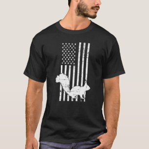 Eichhörnchen Jagd auf US-Fahnenquirrel Hunter Prem T-Shirt