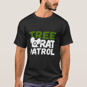Eichhörnchen Jagd Baum Ratte Patrouille Vintage Ei T-Shirt