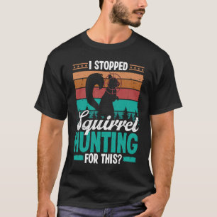 Eichhörnchen-Jagd Vintage stellte die Eichhörnchen T-Shirt