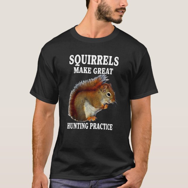 Eichhörnchen jagen Eichhörnchen machen großen Jagd T-Shirt (Vorderseite)
