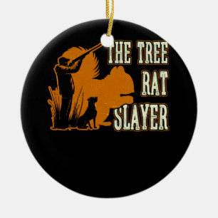 Eichhörnchen Jäger der Baumrat-Slayer Retro-Eichhö Keramik Ornament