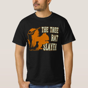 Eichhörnchen Jäger der Baumrat-Slayer Retro-Eichhö T-Shirt
