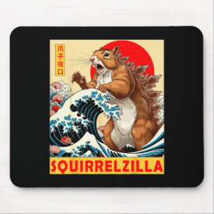 Eichhörnchen Japanische Kunst Lustiges Eichhörnche Mousepad