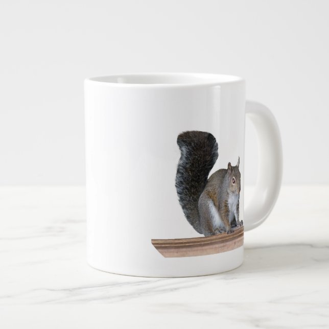 Eichhörnchen Jumbo-Tasse (Vorderseite Rechts)