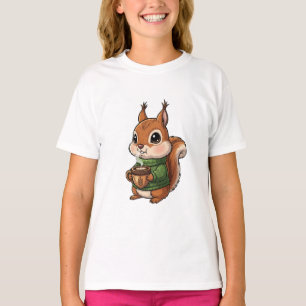 Eichhörnchen Kaffee Cozy Pullover Kinder