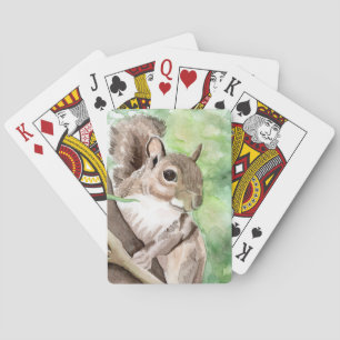 Eichhörnchen Karten spielen Rummy Poker Spielkarten