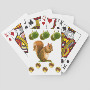 Eichhörnchen Kartenhalterung Spielkarten