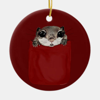 Eichhörnchen Keramik Ornament