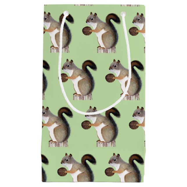 Eichhörnchen Kleine Geschenktüte (Vorderseite)