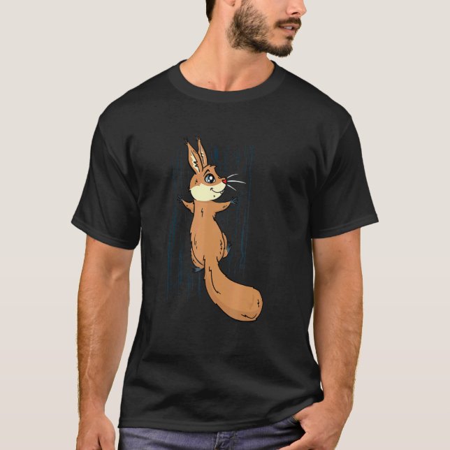Eichhörnchen klettern T-Shirt (Vorderseite)