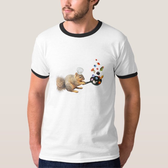 Eichhörnchen Koch T - Shirt (Vorderseite)