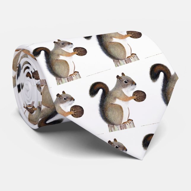 Eichhörnchen Krawatte (Gerollt)