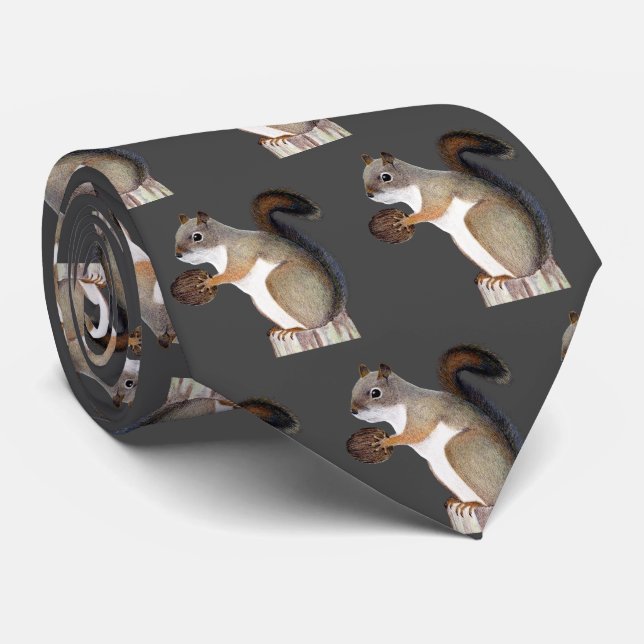 Eichhörnchen Krawatte (Gerollt)