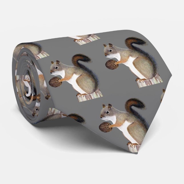 Eichhörnchen Krawatte (Gerollt)
