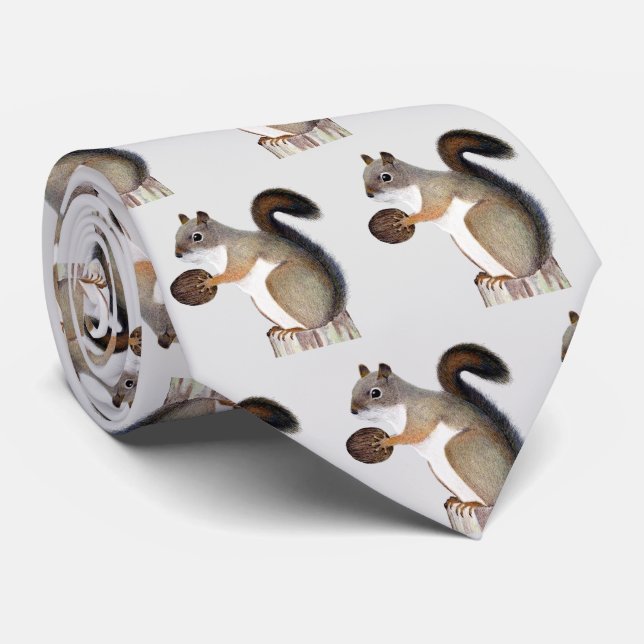 Eichhörnchen Krawatte (Gerollt)