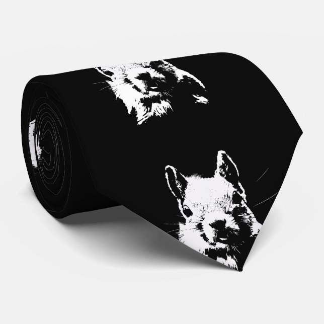 Eichhörnchen Krawatte (Gerollt)