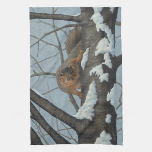 Eichhörnchen Küchentuch