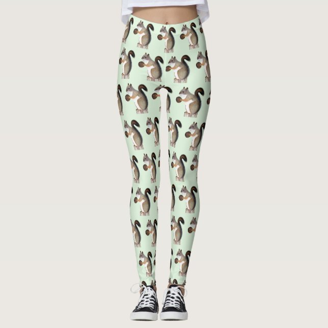 Eichhörnchen Leggings (Vorderseite)