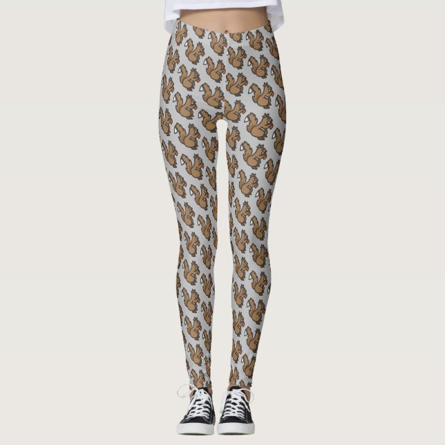 Eichhörnchen Leggings (Vorderseite)