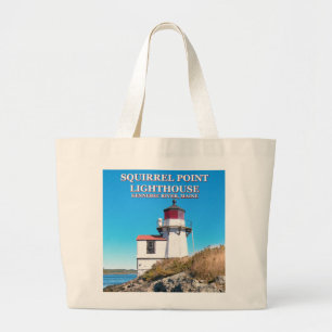 Eichhörnchen Leuchtturm Maine Tote Bag Jumbo Stoffbeutel