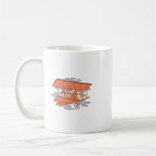 Eichhörnchen Lover Funny Eichhörnchen Pilot Grafik Kaffeetasse
