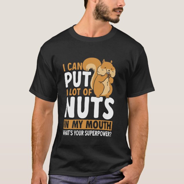 Eichhörnchen Lover Squirrel Whispere T-Shirt (Vorderseite)