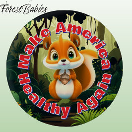 Eichhörnchen machen Amerika wieder gesund für die  Button