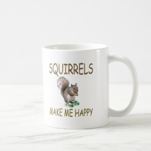 Eichhörnchen machen mich glücklich kaffeetasse