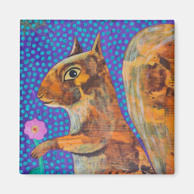 Eichhörnchen Magnet (Vorne)