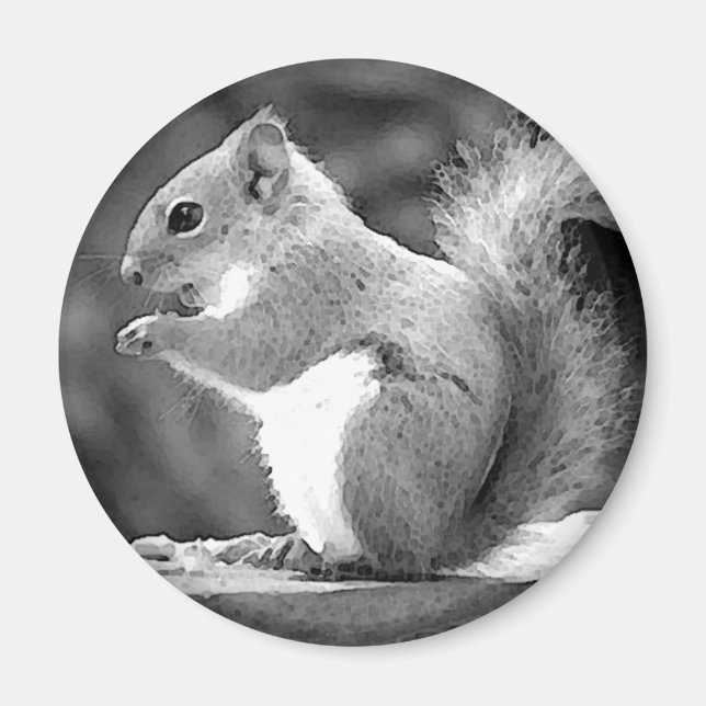 Eichhörnchen Magnet (Vorne)