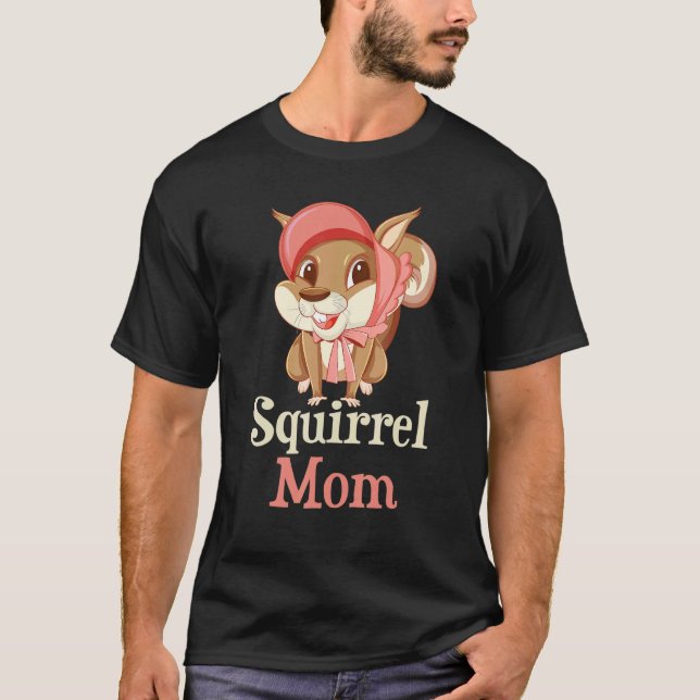 Eichhörnchen-Mama Eichhörnchen T-Shirt (Vorderseite)