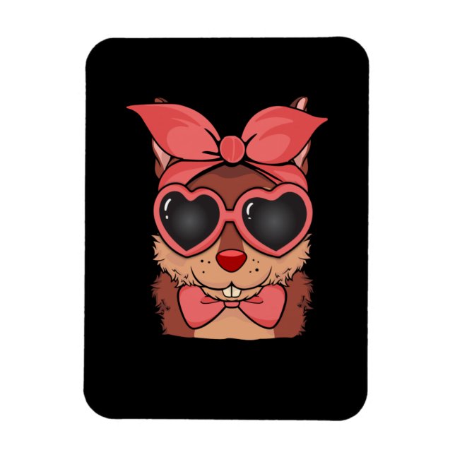 Eichhörnchen Mama Gift Women Lover Niedliches Eich Magnet (Vertikal)